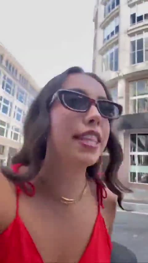 Creator talking-head video still with animated captions